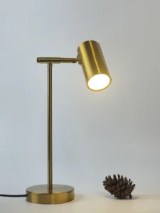 Luminária de Mesa Dourada Nordic Lux