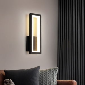 Arandela Retangular - 3 cores de iluminação