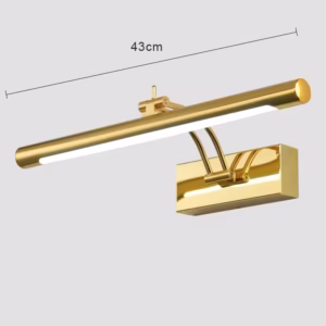 Arandela LED Linear Dourado Outlet
