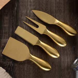 Conjunto Para Queijo Aço Inox | Dourado ou Prata