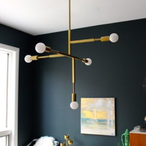 Lustre Pendente Sputnik Moderno Assimétrico