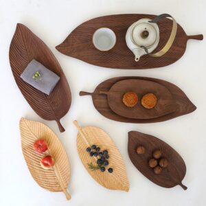 Bandeja Folha de Madeira - Vários Modelos