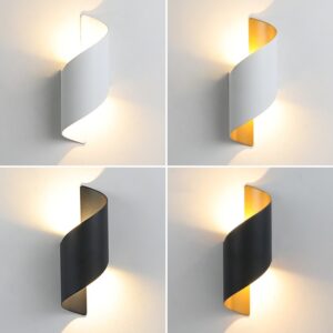 Arandela Curvas | Área Externa/Interna | A prova d'água | LED 10W