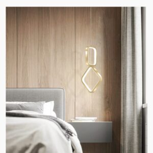 Pendente Moderno Quadrado/Círculo | 21W LED
