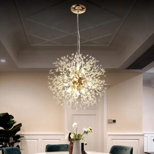 Lustre de Cristal Moderno | 50cm Diâmetro