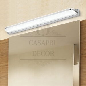 Arandela Linear Para Espelho | Aço Inox | 12W 50 cm