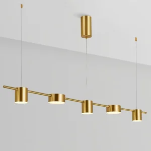 Pendente Barra 5 Pontos de Lâmpadas 120cm 35W | 3 tons de iluminação