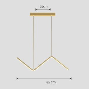 Pendente Led Moderno Zyan 45 CM | 13W