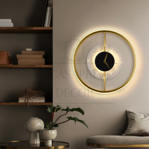 Relógio Luminoso de Parede para Decoração de Casa