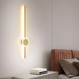 Arandela Linear LED Estilo Nórdica Dourada Outlet