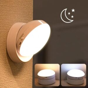 Luminária Noturna LED Sem Fio com Sensor de Movimento