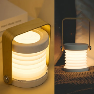 Luminária Portátil Recarregável de Mesa e Acampamento