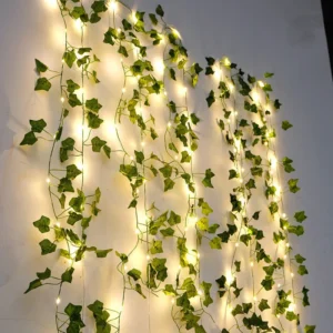 Jardim Vertical Cordão Iluminado Leaf