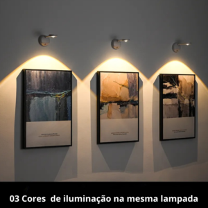 Arandela Spot Sem Fio Para Quadros