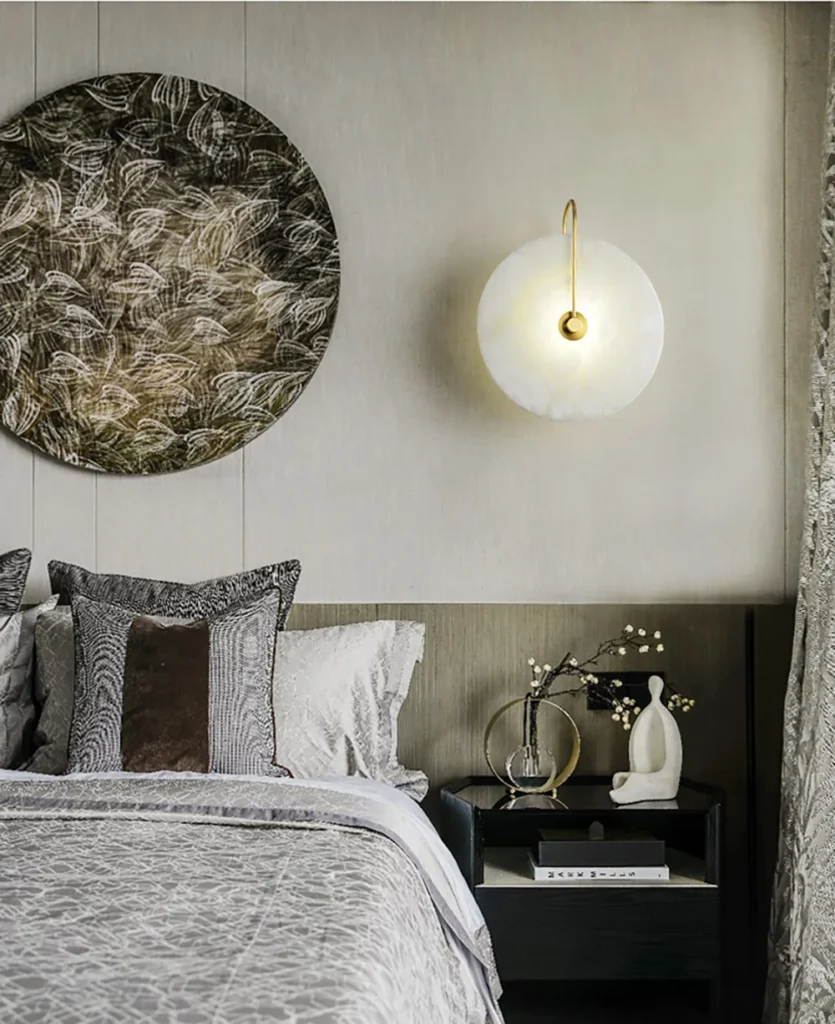 Arandela Moderna Pedra de Mármore | LED – Chega Rápido