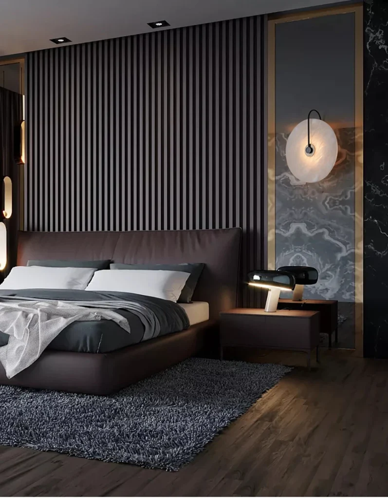 Arandela Moderna Pedra de Mármore | LED – Chega Rápido