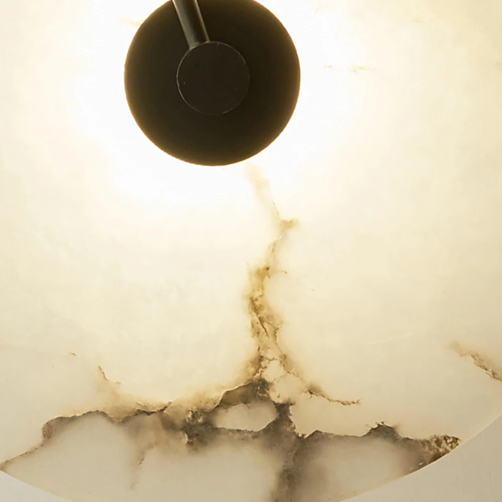 Arandela Moderna Pedra de Mármore | LED – Chega Rápido