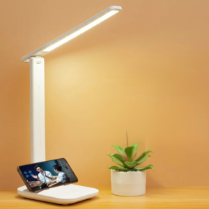 Luminária de Mesa Estudantil Dobrável Branco