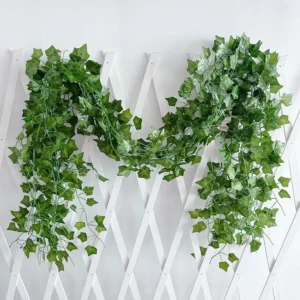 Guirlanda Jardim Artificial Hera Verde - Decoração Encantadora