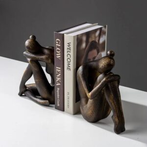 Separadores de Livros com Estátua Abstrata Menina