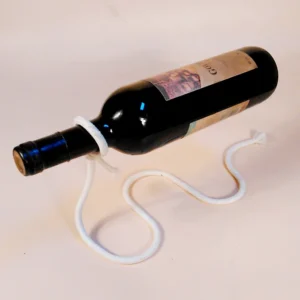 Porta-garrafas de Vinho Flutuante Corda