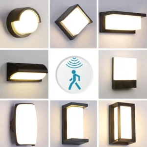 Arandela Externa A Prova D'água 30W | Sensor de Movimento