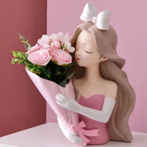 Escultura Em Resina Garota Pri Alice