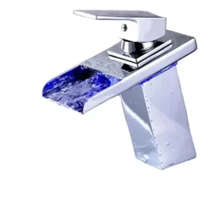 Torneira para Banheiro Cascata LED Monocomando
