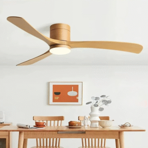 Ventilador de Teto Brise Loft | Pás de Madeira Maciça
