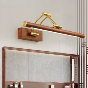 Arandela Linear LED em Madeira