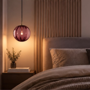 Lustre Pendente Moderno em Vidro Colorido – Chega Rápido